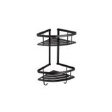 System Banyo Duş Raf Sistemi Siyah Renk 427X197X280 Mm
