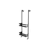 System Banyo Duş Raf Sistemi Siyah Renk 750X173X242 Mm