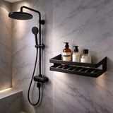 System Banyo Rafı Siyah Renk (ba3000 043 Al6)
