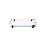 System Banyo Tepsisi Cam/Siyah 36X209X313 Mm