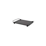 System Banyo Tepsisi Cam/Siyah Renk 36X209X313 Mm