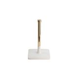 System Banyo Tezgah Üstü Hareketli Havluluk Beyaz-Gold Renk 270X160X160 Mm Beyaz Tek Ebat Ba4016 053 R1-Gl