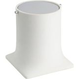 System Bathroom Accessories Beyaz Krom Banyo Çöp Kovası 4 Lt - Standart