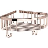 System Bathroom Accessories Rose Gold Köşe Tekli Duş Rafı - Standart