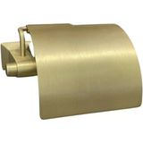 System Bowlıne Kapaklı Tuvalet Kağıtlığı Mat Altın 92X95X157 Mm Renksiz Tek Ebat Ba1001 010 Bb