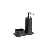 System Deterjanlık Ve Süngerlik Siyah/Krom Renk 216X102X195 Mm