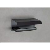 System Flat Kapaklı Tuvalet Kağıtlığı Siyah Renk 118X85X170 Mm