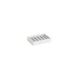 System Katı Sabunluk Beyaz/Krom Renk 26X80X115 Mm