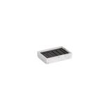 System Katı Sabunluk Mermer Desenli/Siyah Renk 26X80X115 Mm