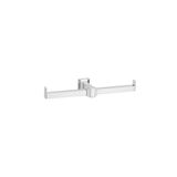 System Kubıc Ikili Tuvalet Kağıtlığı Krom Renk 44X76X268 Mm