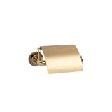 System Nord Kapaklı Tuvalet Kağıtlığı Gold/Gold Branch Renk 69X121X155 Mm