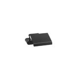 System Ovalın Kapaklı Tuvalet Kağıtlığı Siyah Renk 87X137X159 Mm