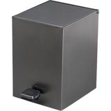 System Pedallı Kare Çöp Kovası 3 Lt Füme 262X245X180 Mm Füme Tek Ebat Ba4055 031 Bbn-Bbn