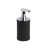 System Reçine Tezgah Üstü Sıvı Sabunluk Siyah-Krom 187X80X91 Mm