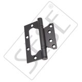 System SH102 AL6 2 Bilyalı Siyah 10 cm 3 mm Kelebek Menteşe