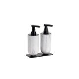 System Sıvı Sabunluk Mermer Desenli/Siyah Renk 208X87X170 Mm