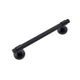 System siyah 25 cm çekme/sürgü kapı kolu