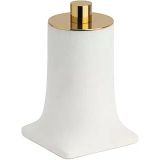 System Tezgah Üstü Pamukluk Beyaz-Gold Renk 145X91X91 Mm Beyaz Tek Ebat Ba2007 024 R1-Gl