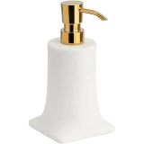 System Tezgah Üstü Sıvı Sabunluk 250 Ml Beyaz-Gold Renk 181X91X109 Mm Beyaz Tek Ebat Ba2007 006 R1-Gl