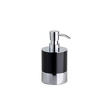 System Tezgah Üstü Sıvı Sabunluk 250 Ml Krom-Siyah Renk 160X80X103 Mm Krom Tek Ebat Ba2005 006 Cr-Al6