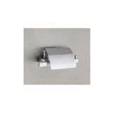 System Vector Kapaklı Tuvalet Kağıtlığı Krom Renk 75X91X170 Mm