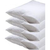 Sytsmati 8 Adet Yüksek Kalite Örme Kumaş Terletmeyen Yastık Kılıfı 50X70 cm - 50 x 70 cm - Beyaz