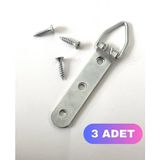 Sywoods Büyük Üçgen Çelik Askı 10 cm Ağır Ürün Ayna Askısı Duvar Askılığı
