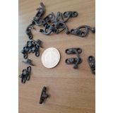 Sywoods KÜÇÜK YAY GÖZÜ KANCALI KİLİT OKSİT 10 ADET KUTU SANDIK VE KAPAK KLİPSİ 20X24 MM