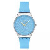 Syxs164 Swatch Iridescently Blue Bayan Kol Saati