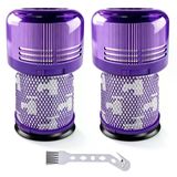 Syxtidy Dyson V12 Detect Slim Elektrikli Süpürge İçin Yedek Filtre, Absolute Extra/Total Clean/Fluffy Aksesuar Arka Filtre Yedek Parçası 971517-