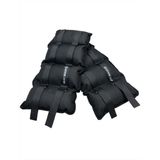 Sz 2,5kg x 2 Adet Toplam 5kg El Ayak Bilek Kas Güçlendirici Ağırlık Seti - 2,5 kg x 2 Adet - Siyah