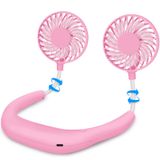 SZ-JIAHAIYU Boyun Fanı Taşınabilir Yüz Fanı Kişisel USB Eller Serbest Mini Giyilebilir Spor El Soğutma Küçük Yeni Fanlar Boyun Çevresinde Seyahat Ofis Odası Ev Açık Hava Sporları, 300*190