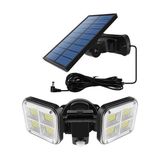 Sz Master Bilişim Sz Master Güneş Enerjili Solar Lamba 20W 120 Bahçe Sokak Lamba Aydınlatması - Siyah