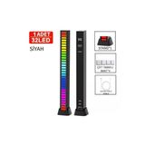Szgarage Rgb Sese Duyarlı Ekolayzer Çubuk Led Ekolayzer Sese Duyarlı Rgb Çubuk (Şarj Edilebilir Değildir)
