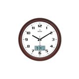 T-1971-f Dijital Termometre Takvim 35cm Duvar Saati Fma01785