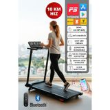 T-229 Katlanabilir Koşu Bandı / Lcd Led Ekran /bluetooth Ve Hoparlör/2hp Güç 10 Km Hız/ Nabız Ölçme