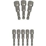 T 26133, Mıknatıslı Lokma Adaptör Seti, 8 Parça, Gri
