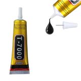 T-7000 50 ml Süper, Cam, Kumaş, El Sanatı, Yapıştırıcı, Yapboz, Tutkal Onarıma Uygun Çok Amaçlı Yüksek Performanslı Endüstriyel Tutkal Yarı Sıvı Siyah Yapışkan (50 ml, 1 Paket)
