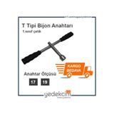 T Bijon Anahtarı - 17-19 Mm - 1.Kalite Çelik