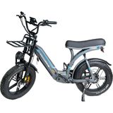 T-Bike Q8 250W Elektrikli Bisiklet Siyah-Gri