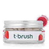 T-Brush 100 Doğal Çilek Aromalı Flörürsüz Diş Macunu Tableti