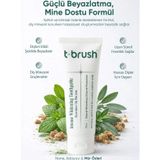T-Brush Beyazlatıcı Diş Macunu 75ml - Günlük Ağız Bakımı ve Diş Beyazlatma Etkili Plak Karşıtı