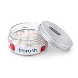 T-Brush Çilek Aromalı Diş Macunu Tableti Florürsüz (90 Tablet)