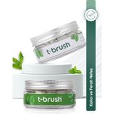 T-Brush Naneli Doğal Diş Macunu Tableti Florürsüz + Ağız Çalkalama/gargara Tableti Alkol İçermez 70 Tablet