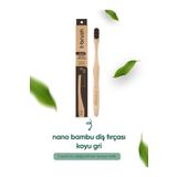 T-Brush Nano Bambu Koyu Gri Ultra Yumuşak Diş Fırçası