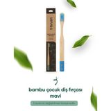 t-brush Vegan Bambu Çocuk Diş Fırçası Yumuşak Mavi Plastik İçermez 3 Aylık Kullanım Önerisi