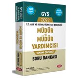 T.C. Aile ve Sosyal Hizmetler Bakanlığı GYS Müdür ve Müdür Yardımcısı Tamamı Çözümlü Soru Bankası Data Yayınları