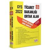 T.C. Ticaret Bakanlığı Tüm Kadrolar İçin Tamamı Çözümlü Ortak Alan Soru Bankası - Editör Yayınları