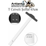 T Cetveli Şeffaf 65 Cm 1 Adet Plastik Mika T Cetveli Çizim Cetveli Mimarlık Mühendislik Öğrenci Tasarım Cetveli
