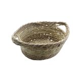 T.concept Çok Amaçlı Yassı Rattan Hasır Sepet Küçük Boy